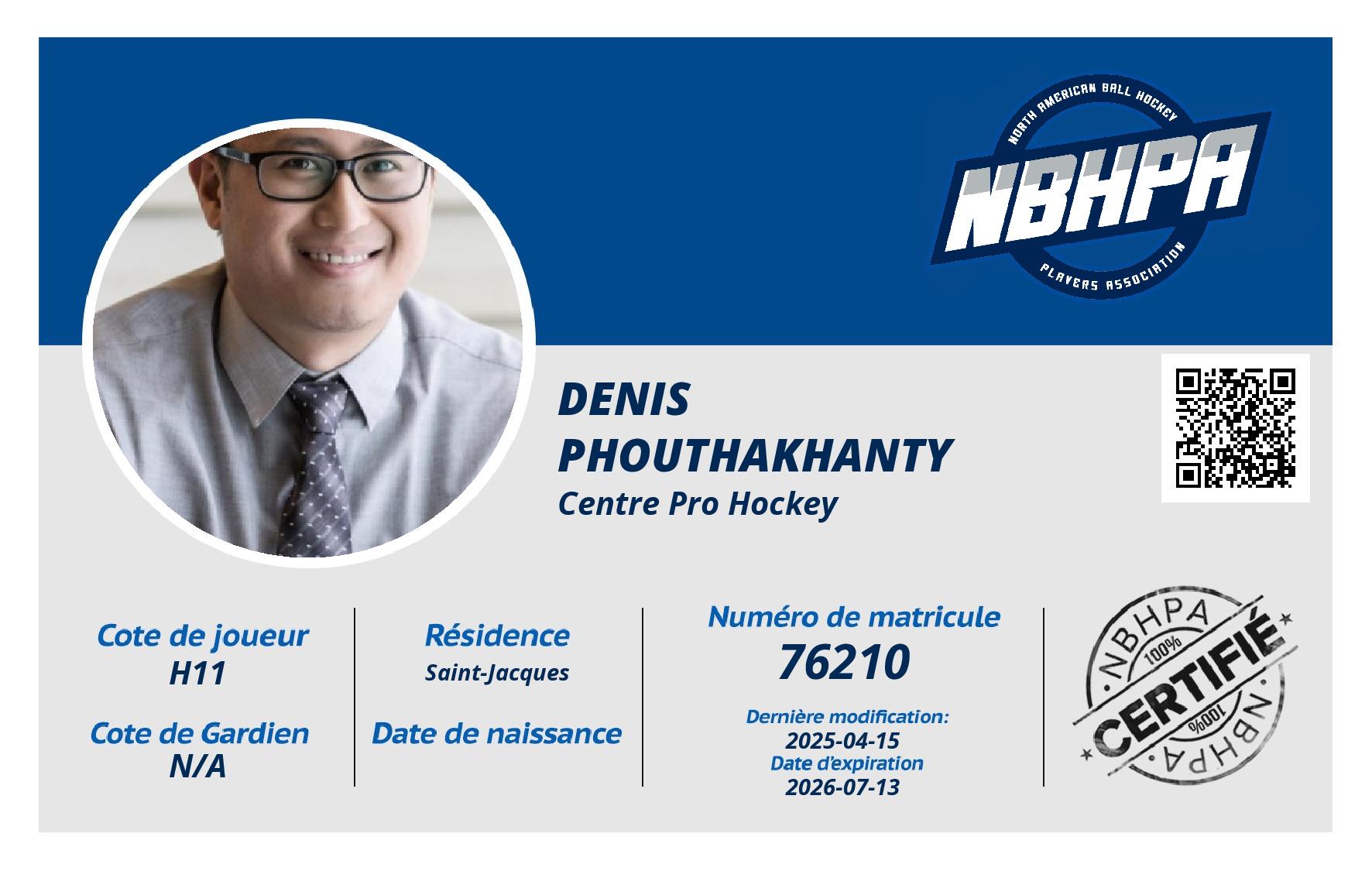 Denis Phouthakhanty
