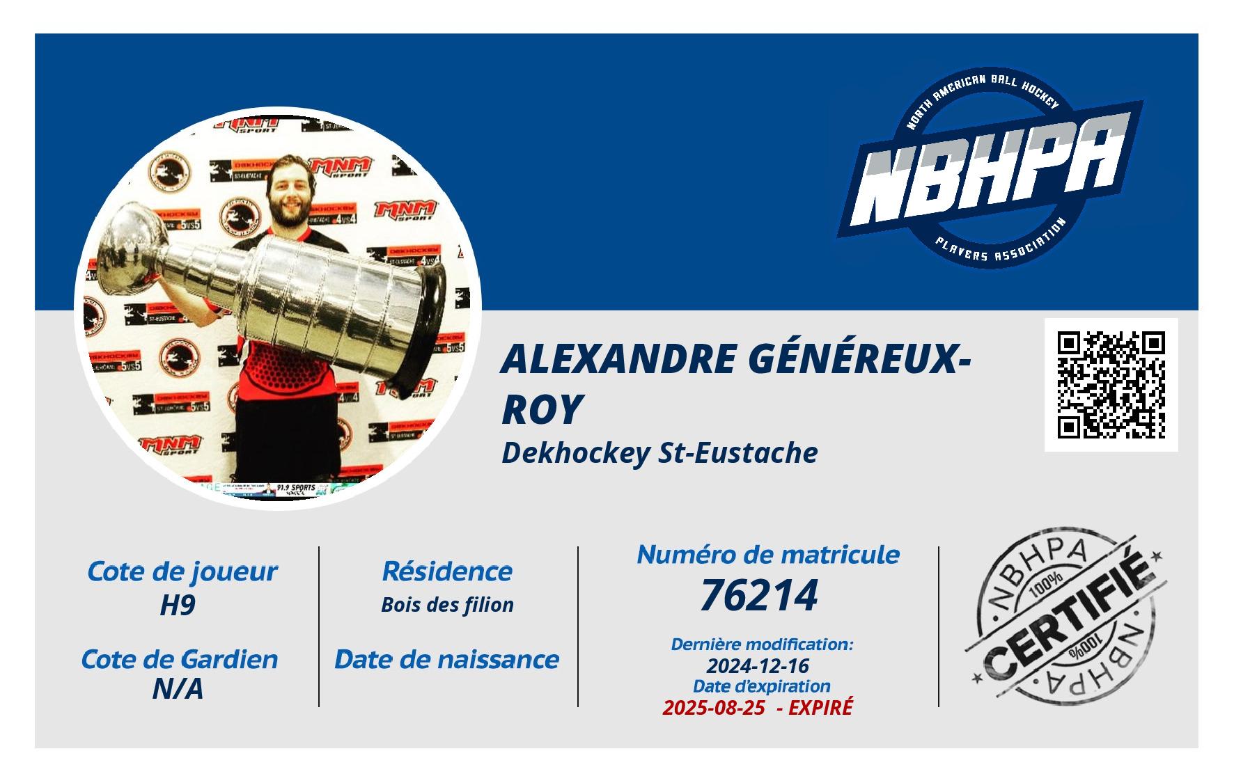 Alexandre Généreux-Roy