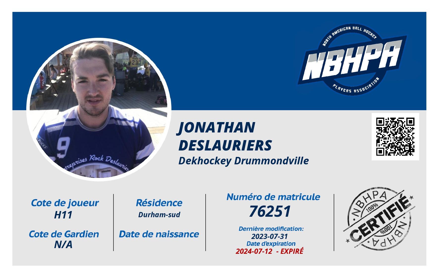 Jonathan Deslauriers