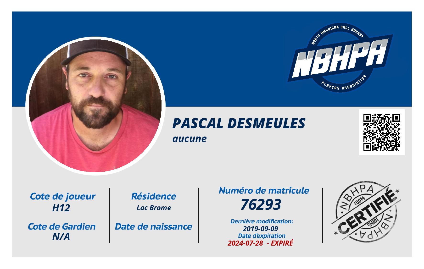 Pascal Desmeules