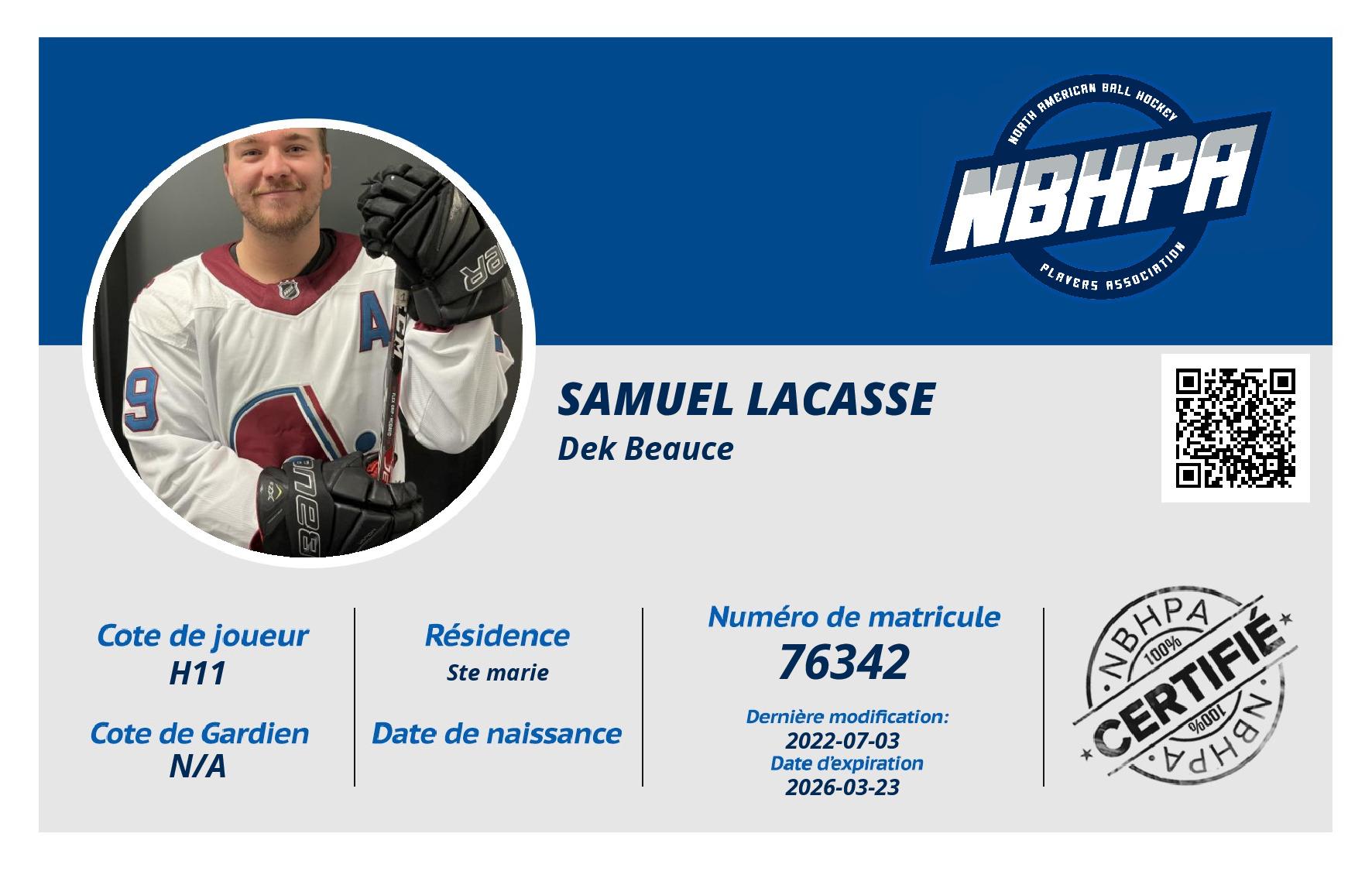 Samuel Lacasse