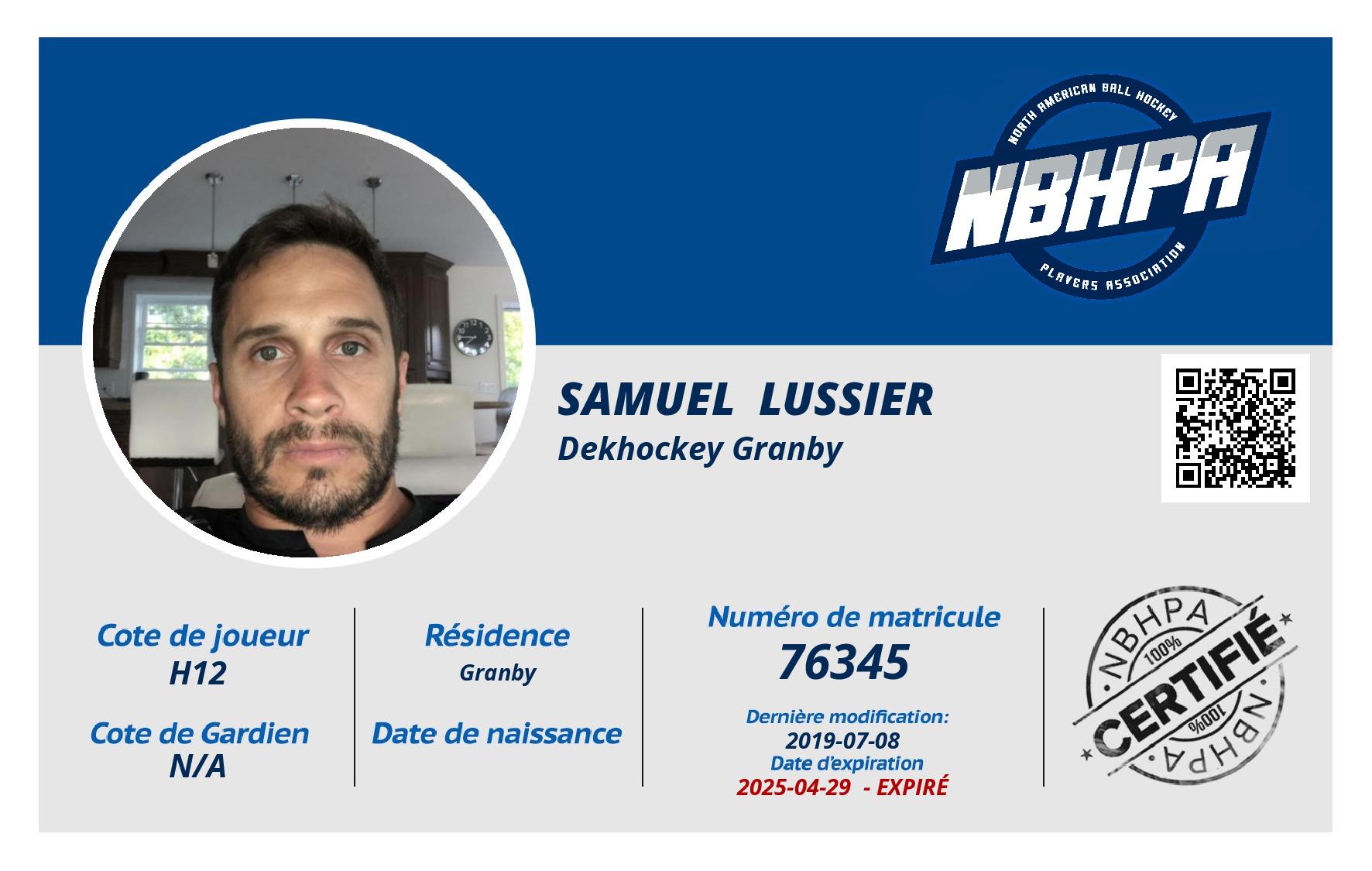 Samuel  Lussier 
