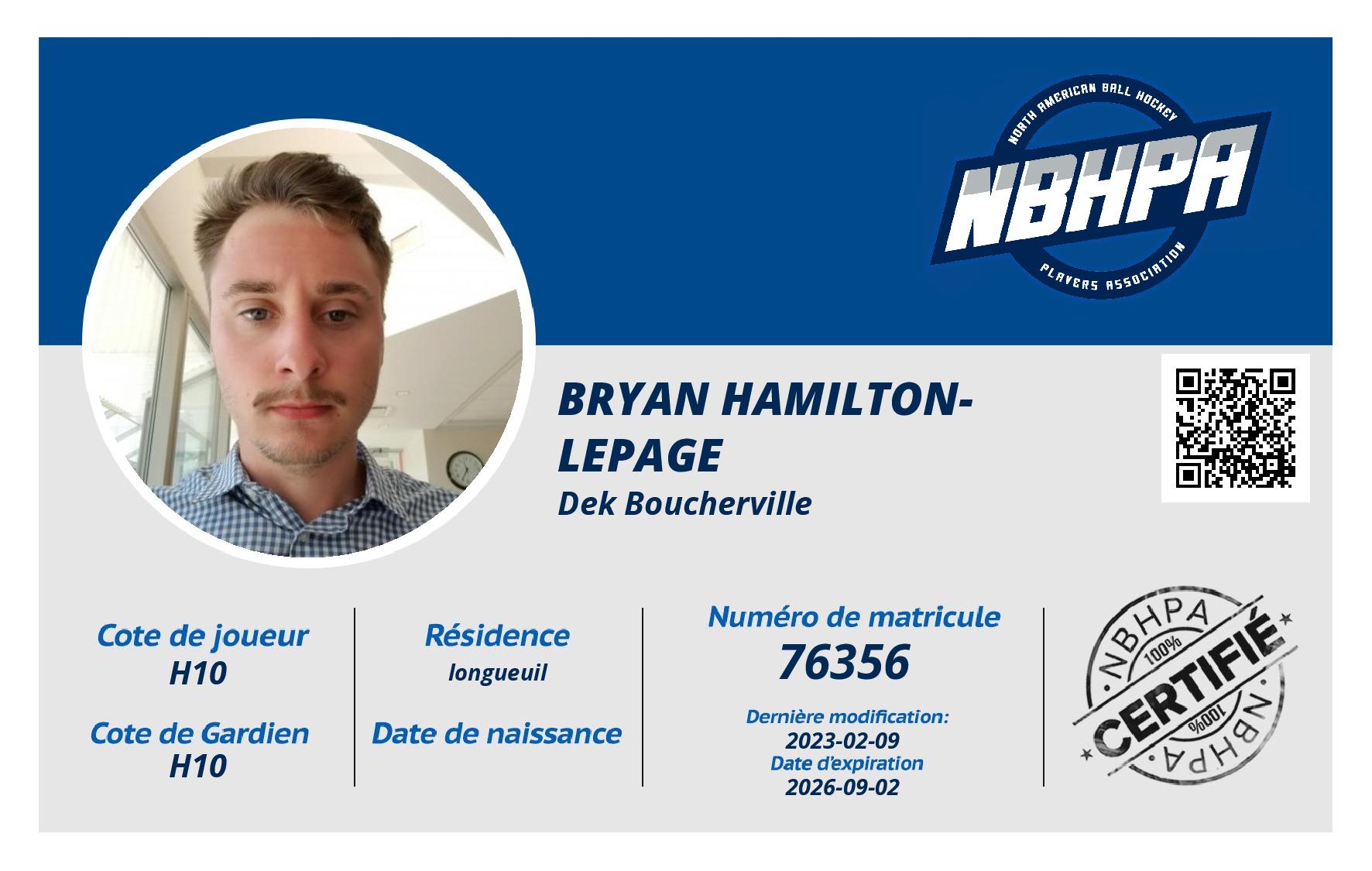 Bryan Hamilton-Lepage