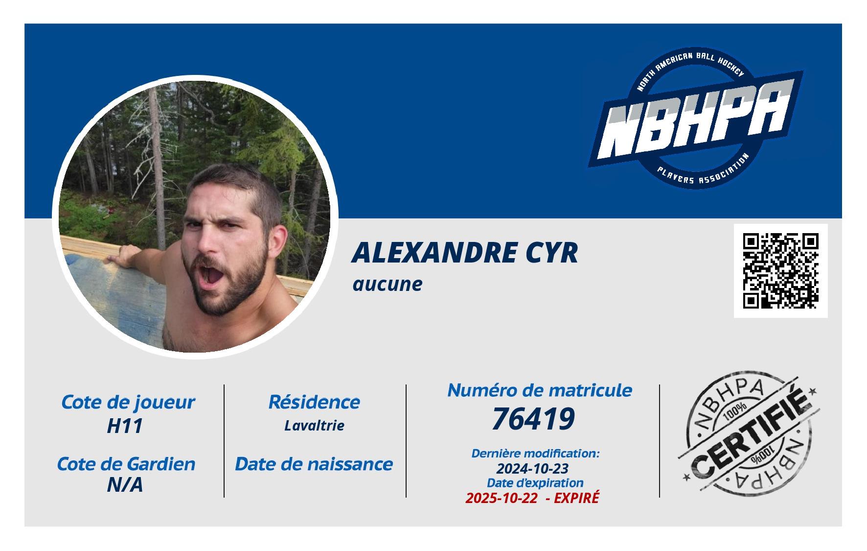 Alexandre Cyr