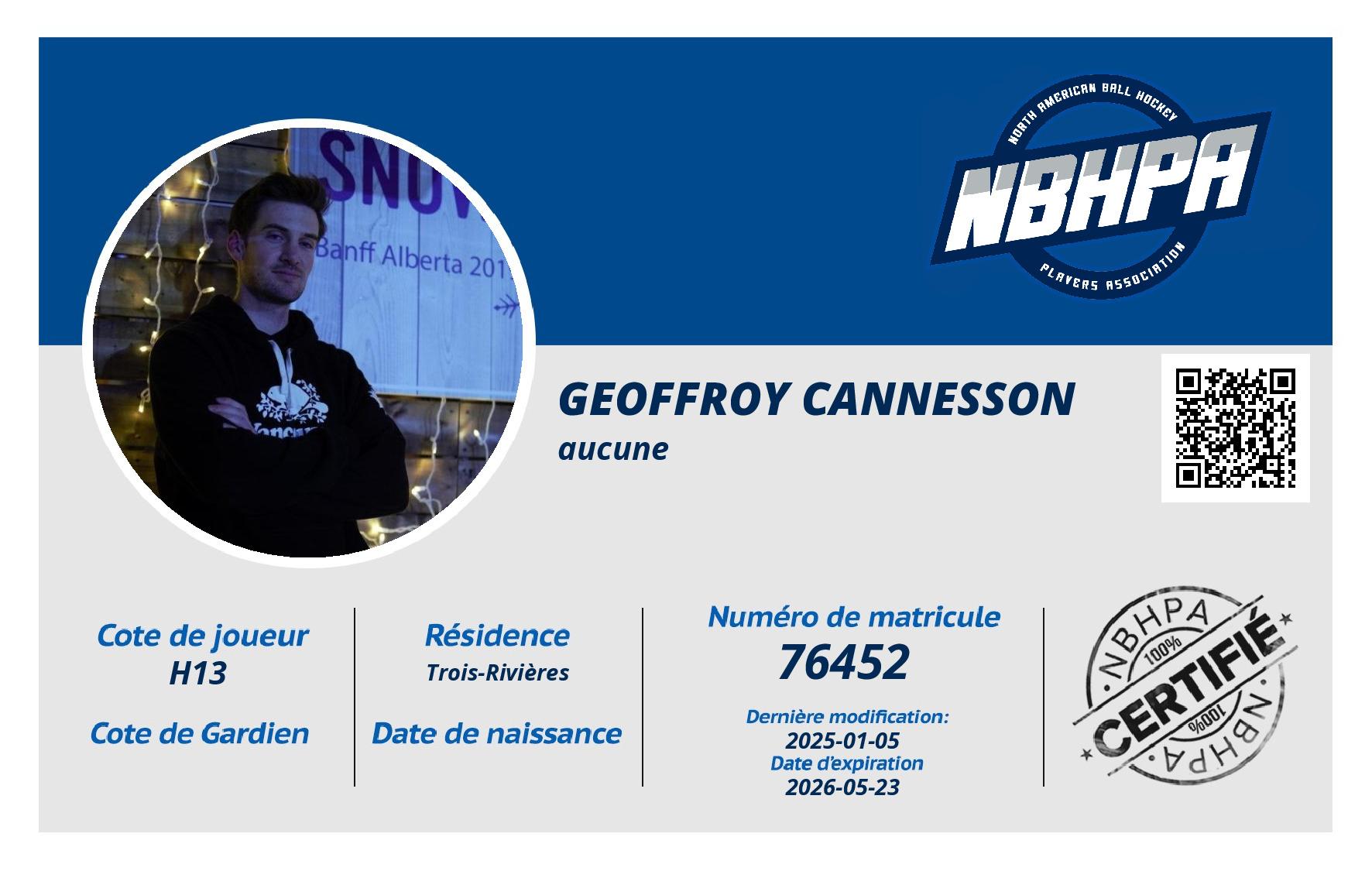 Geoffroy Cannesson