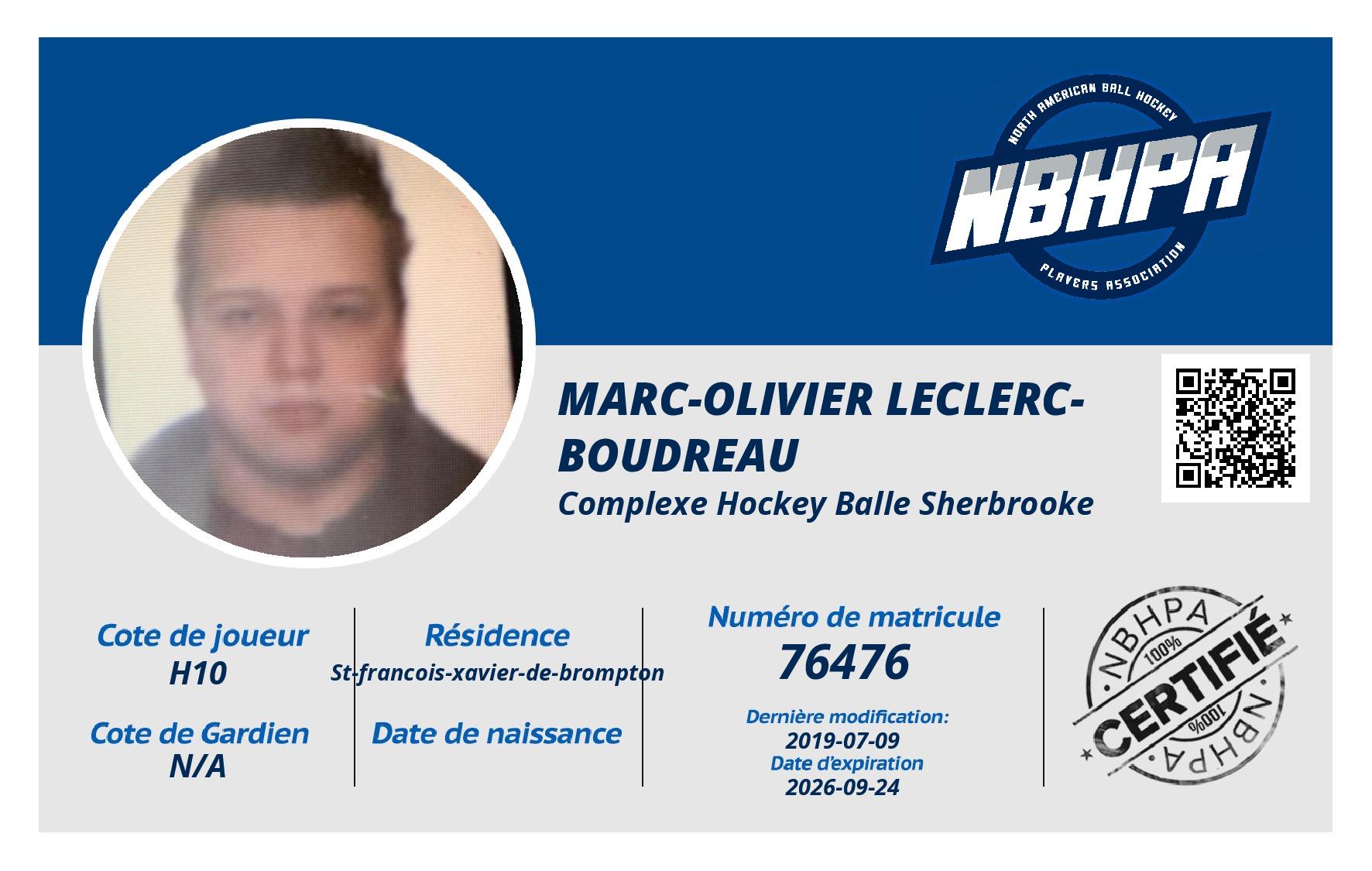 Marc-Olivier Leclerc-Boudreau
