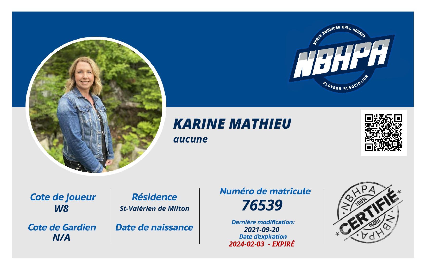 Karine Mathieu