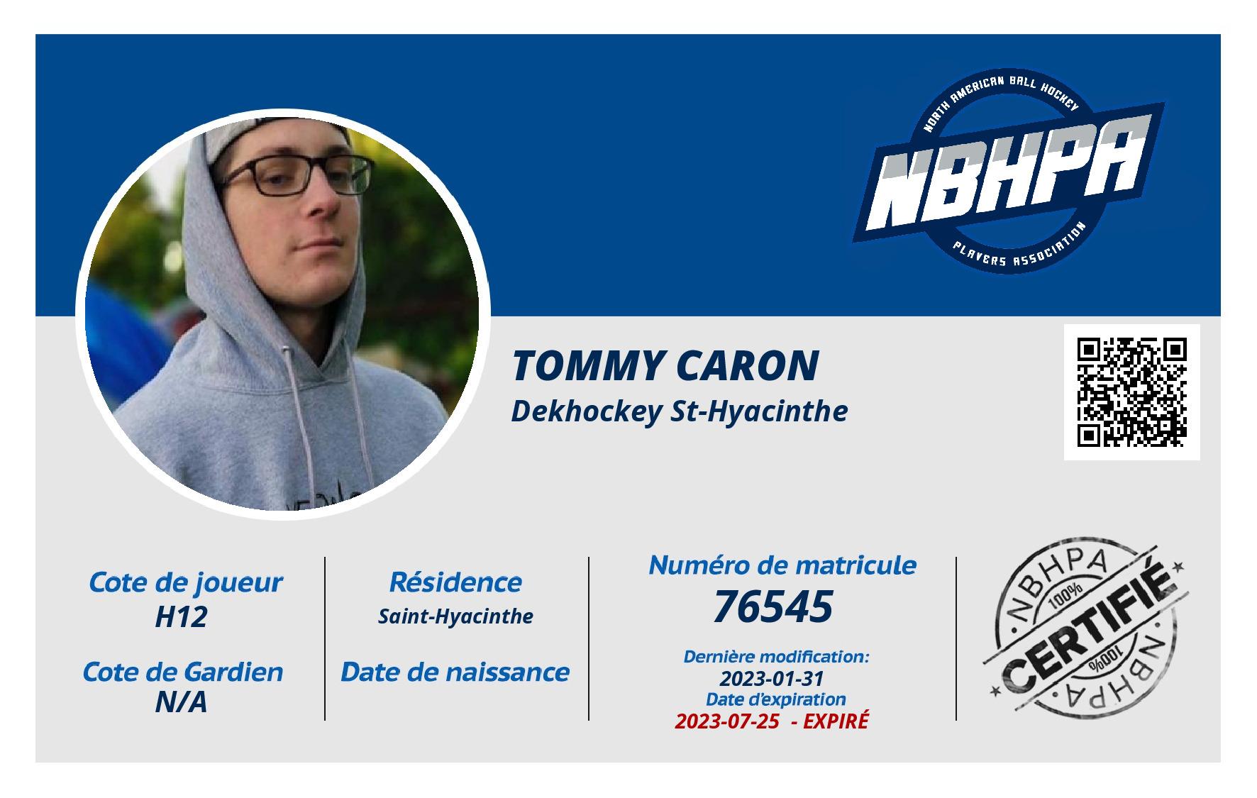 Tommy Caron