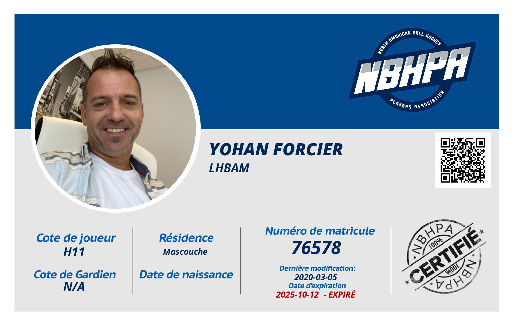 Yohan Forcier