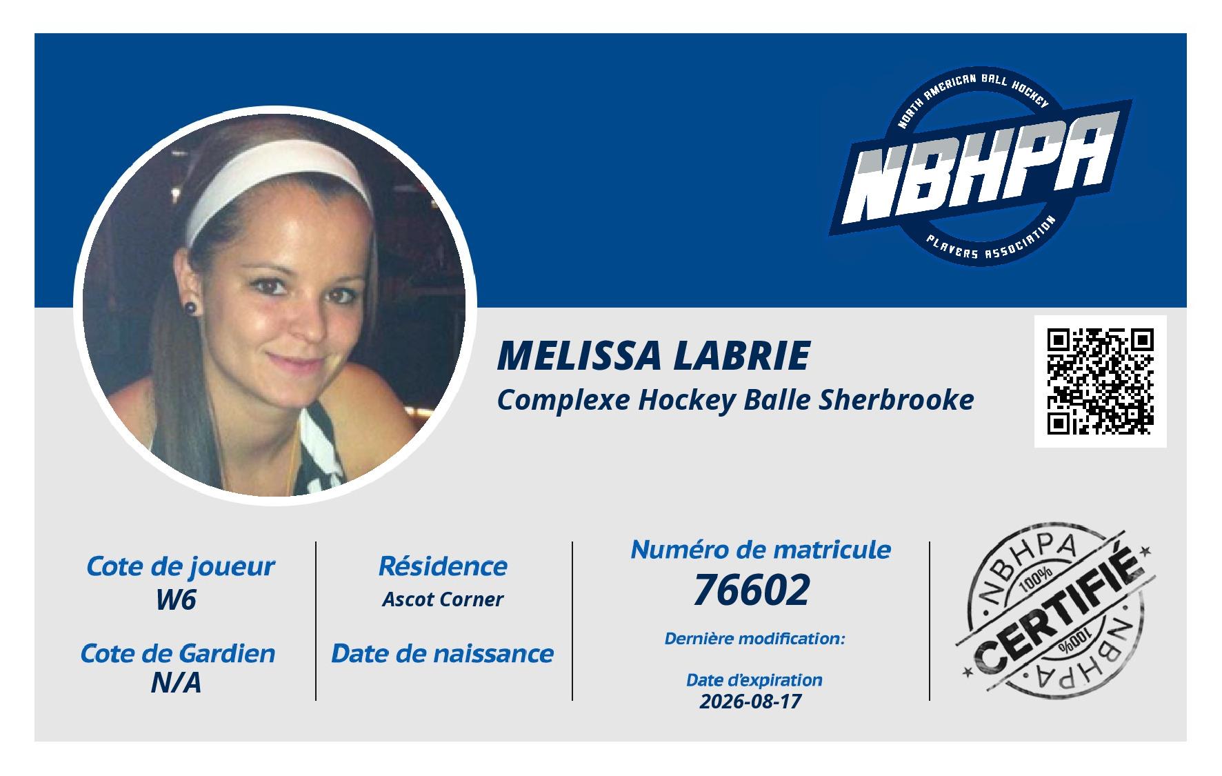 Melissa Labrie