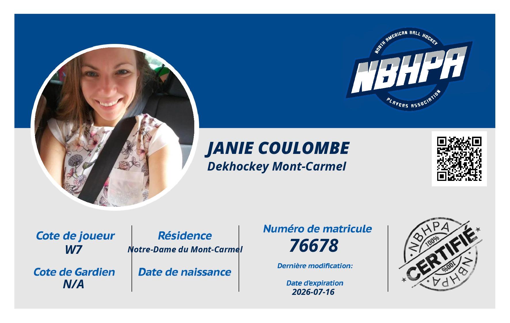 Janie Coulombe