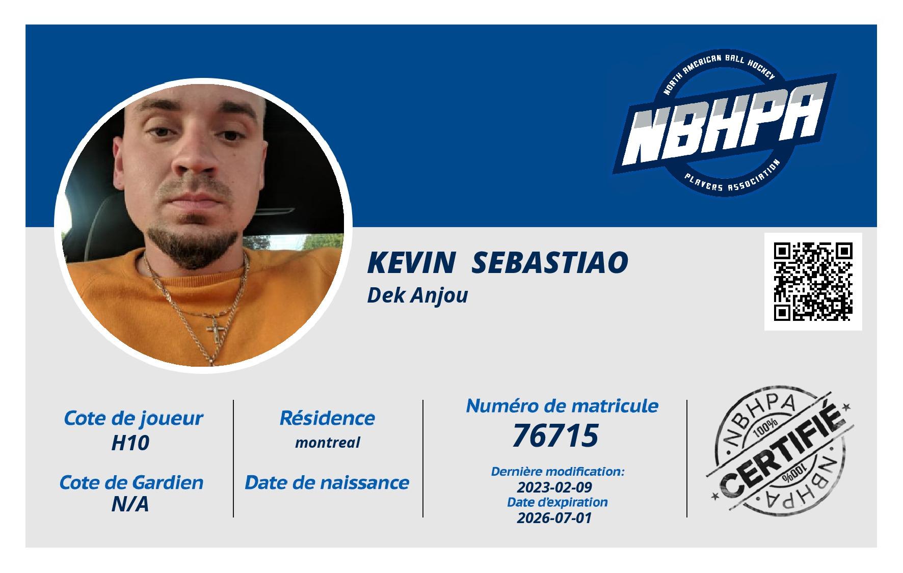 Kevin  Sebastiao