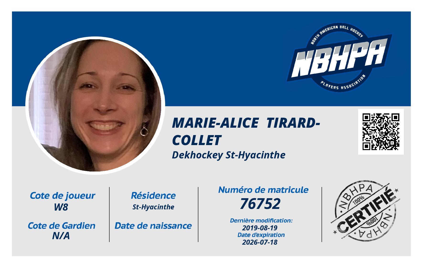 Marie-Alice  Tirard-Collet