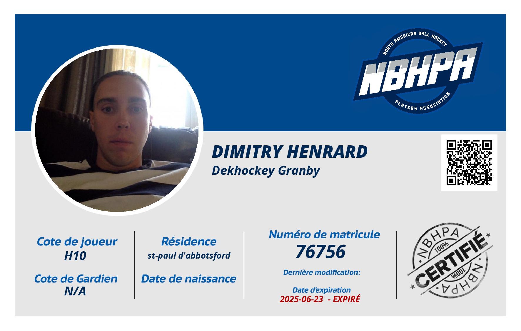 Dimitry Henrard