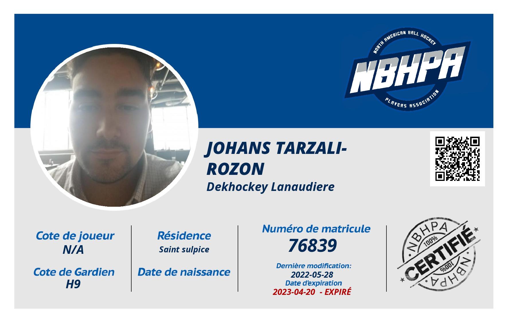Johans Tarzali-Rozon 
