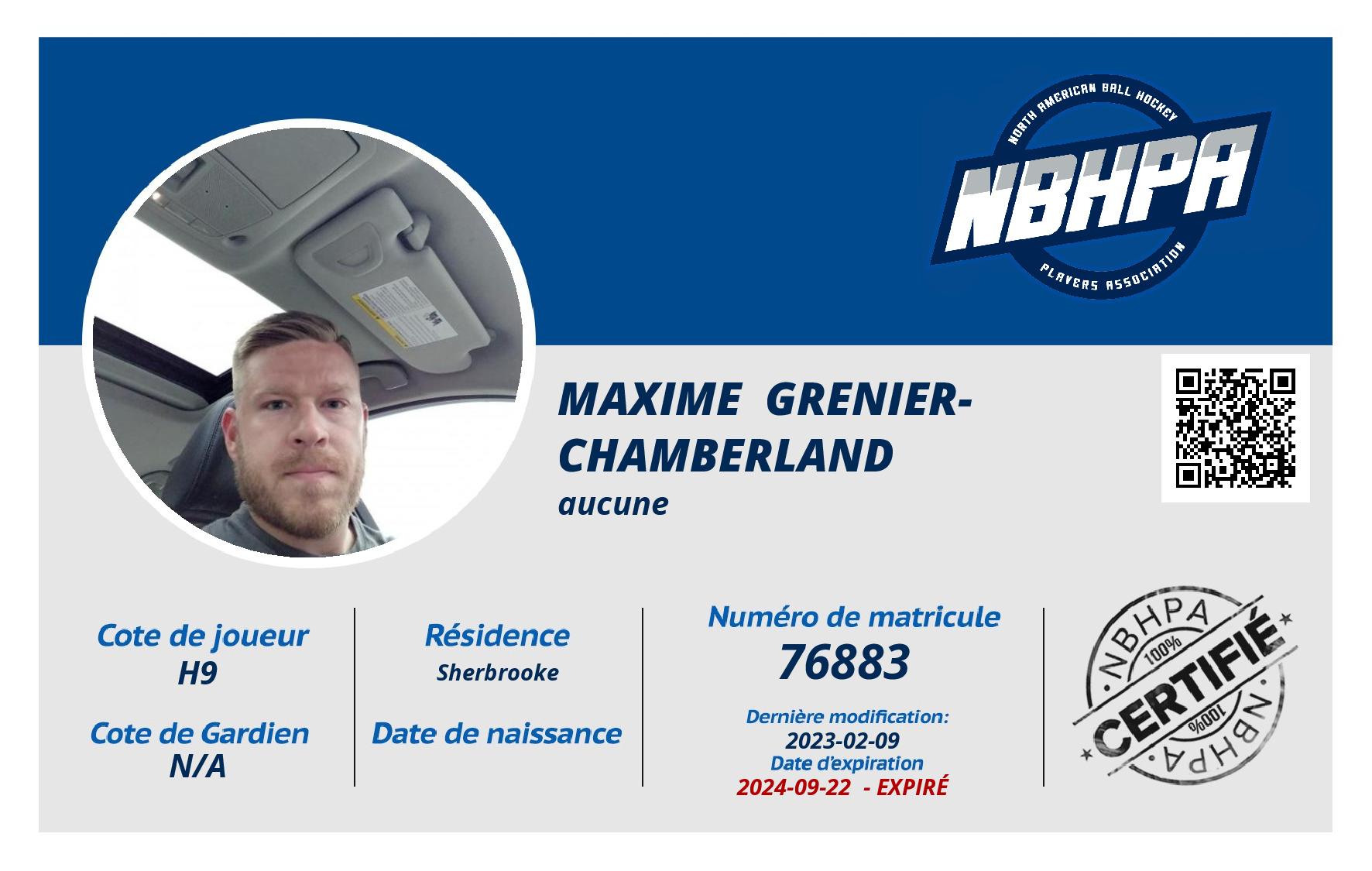 Maxime  Grenier-Chamberland