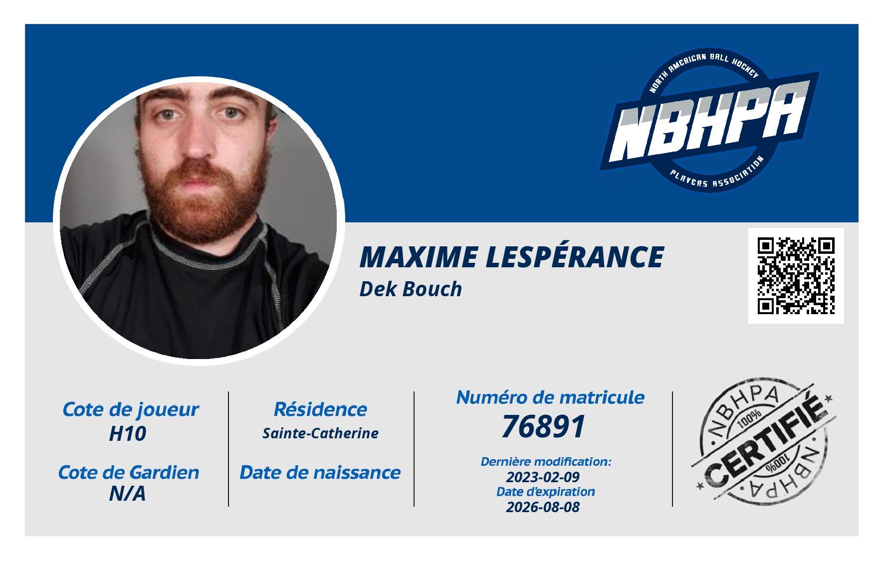 Maxime Lespérance