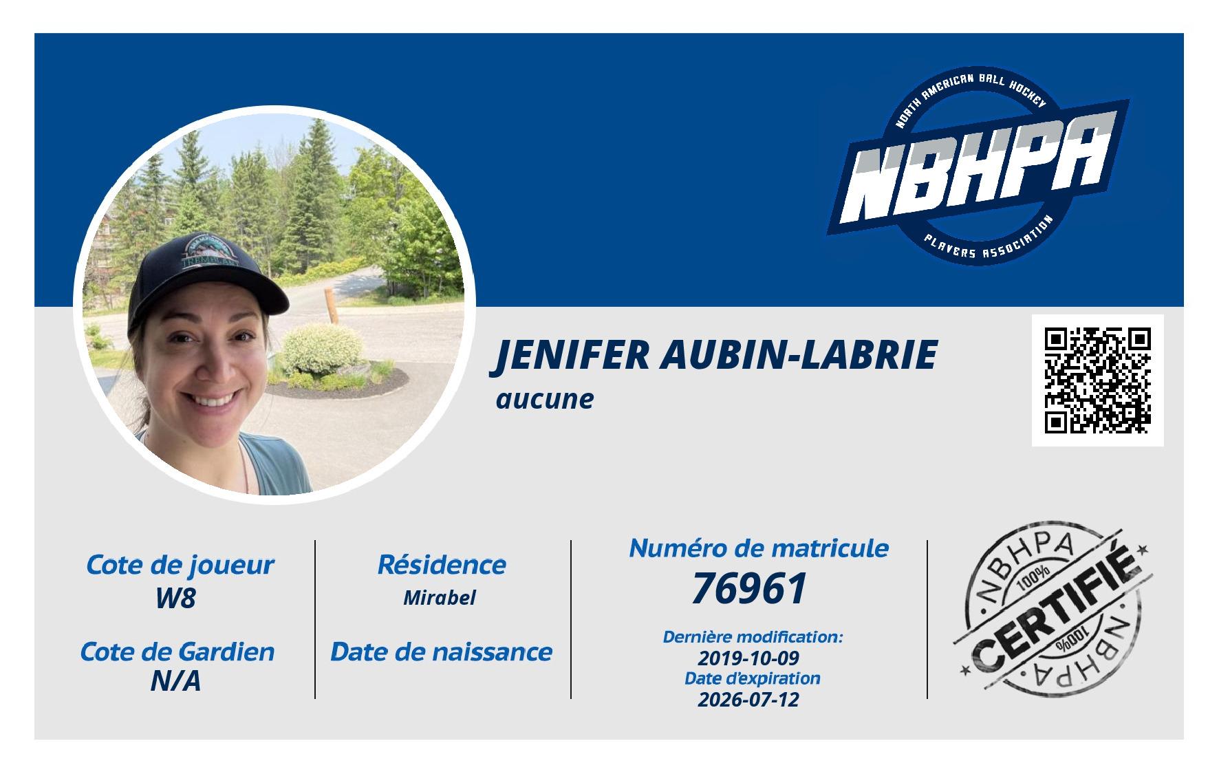 Jenifer Aubin-Labrie