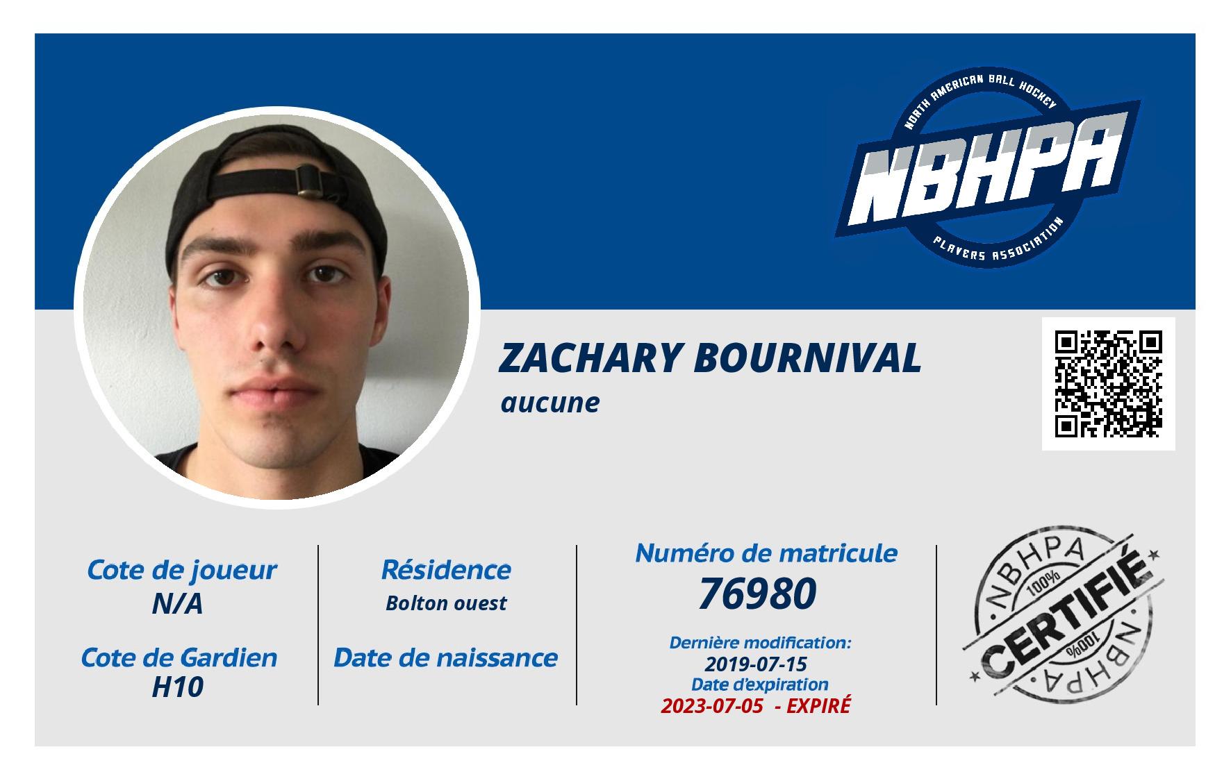 Zachary Bournival