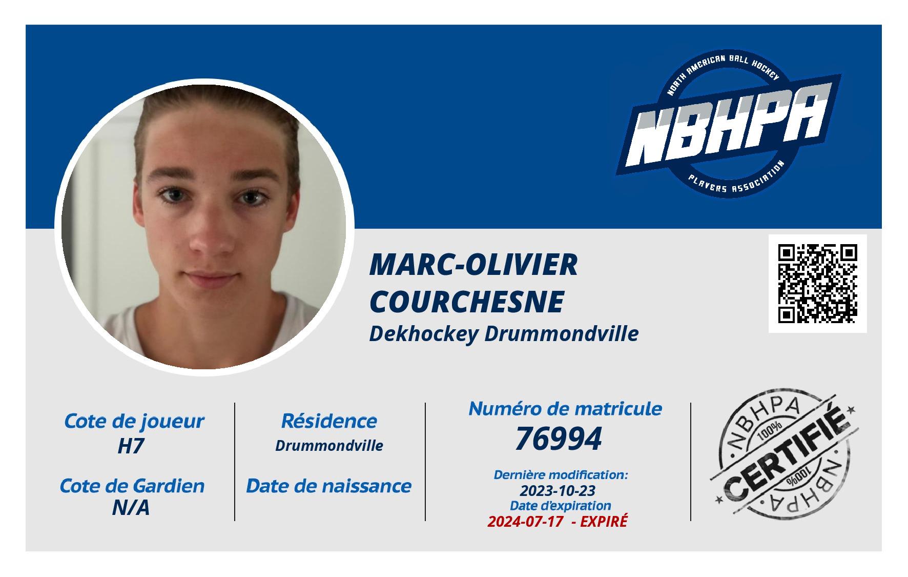 Marc-Olivier Courchesne