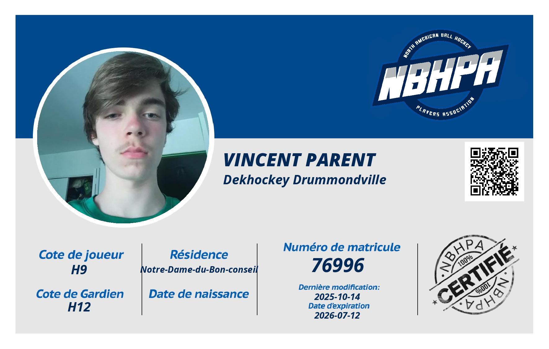 Vincent Parent