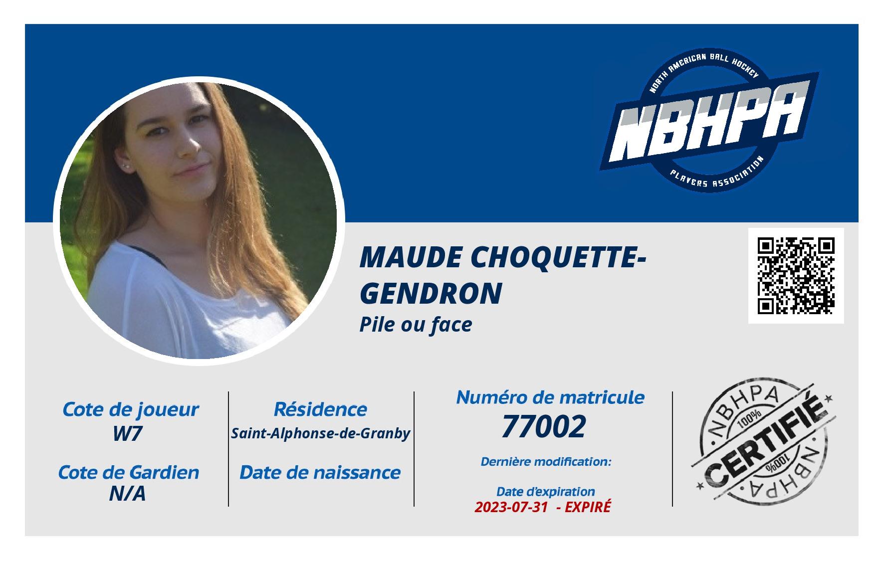 Maude Choquette-Gendron