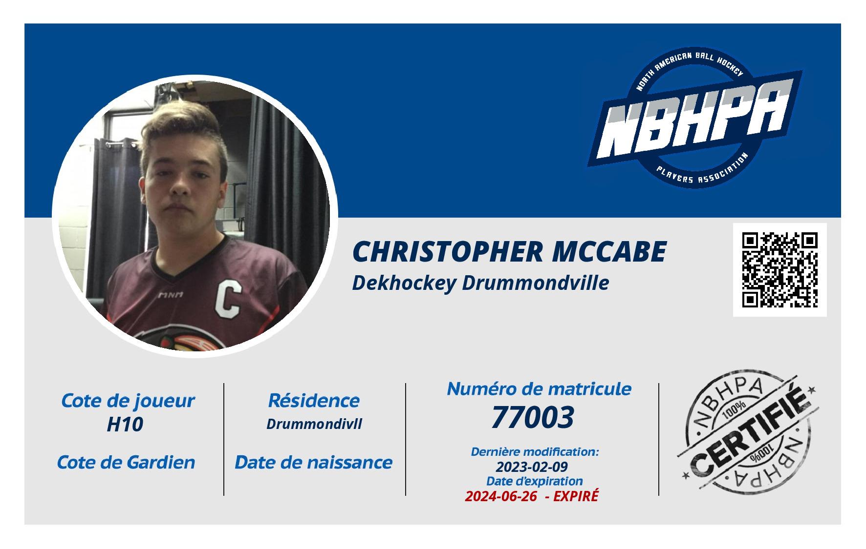 Christopher McCabe