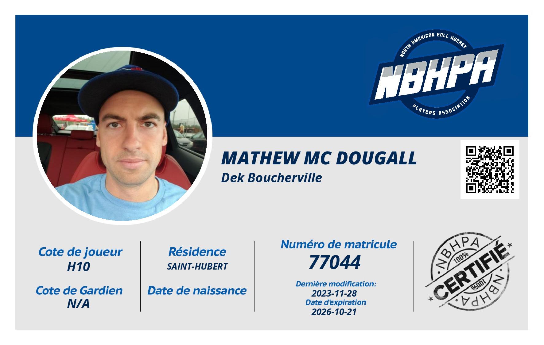 Mathew Mc Dougall