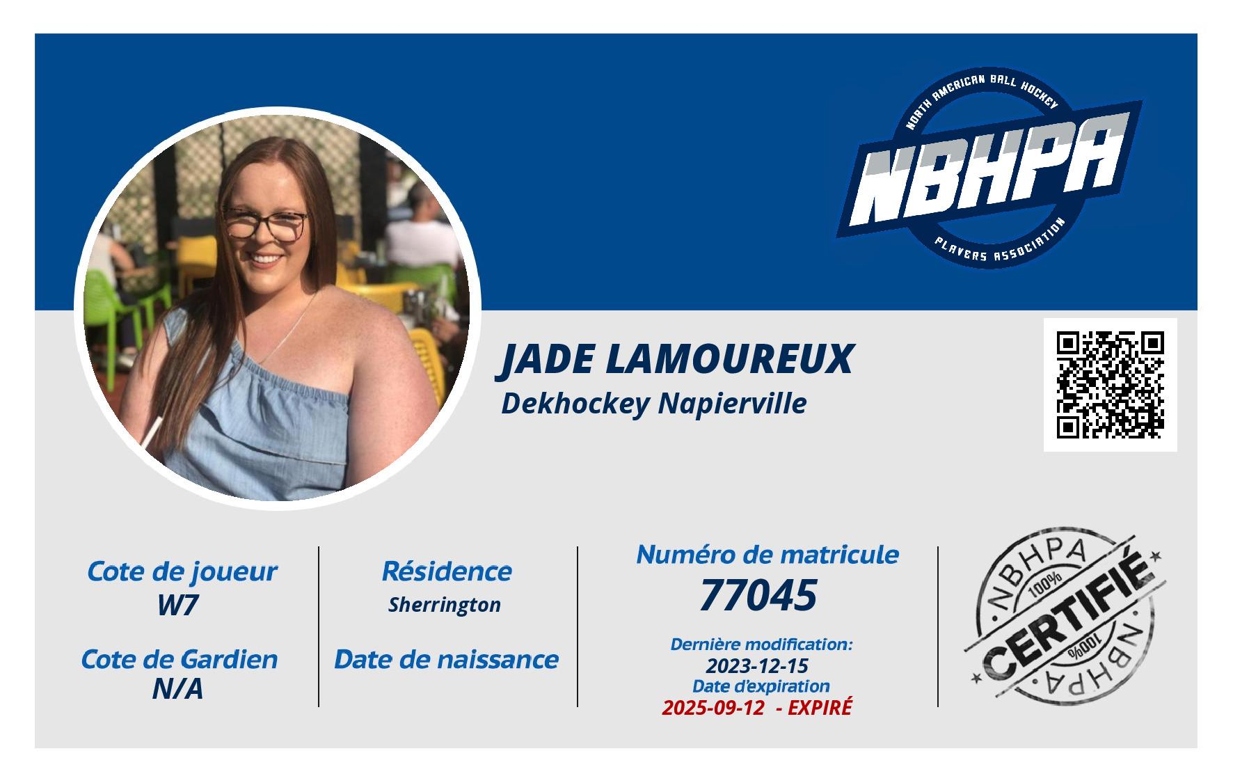 Jade Lamoureux