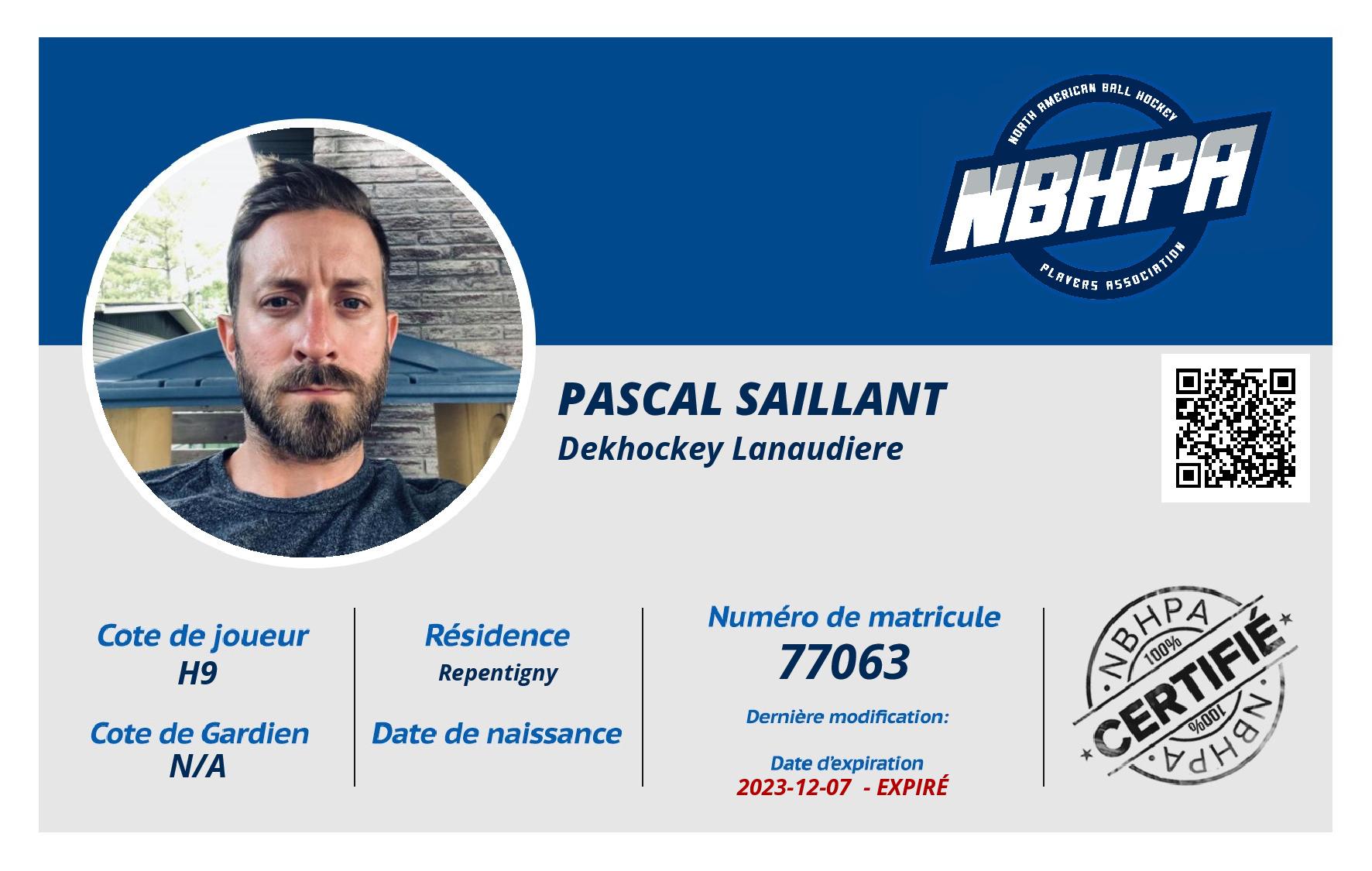Pascal Saillant