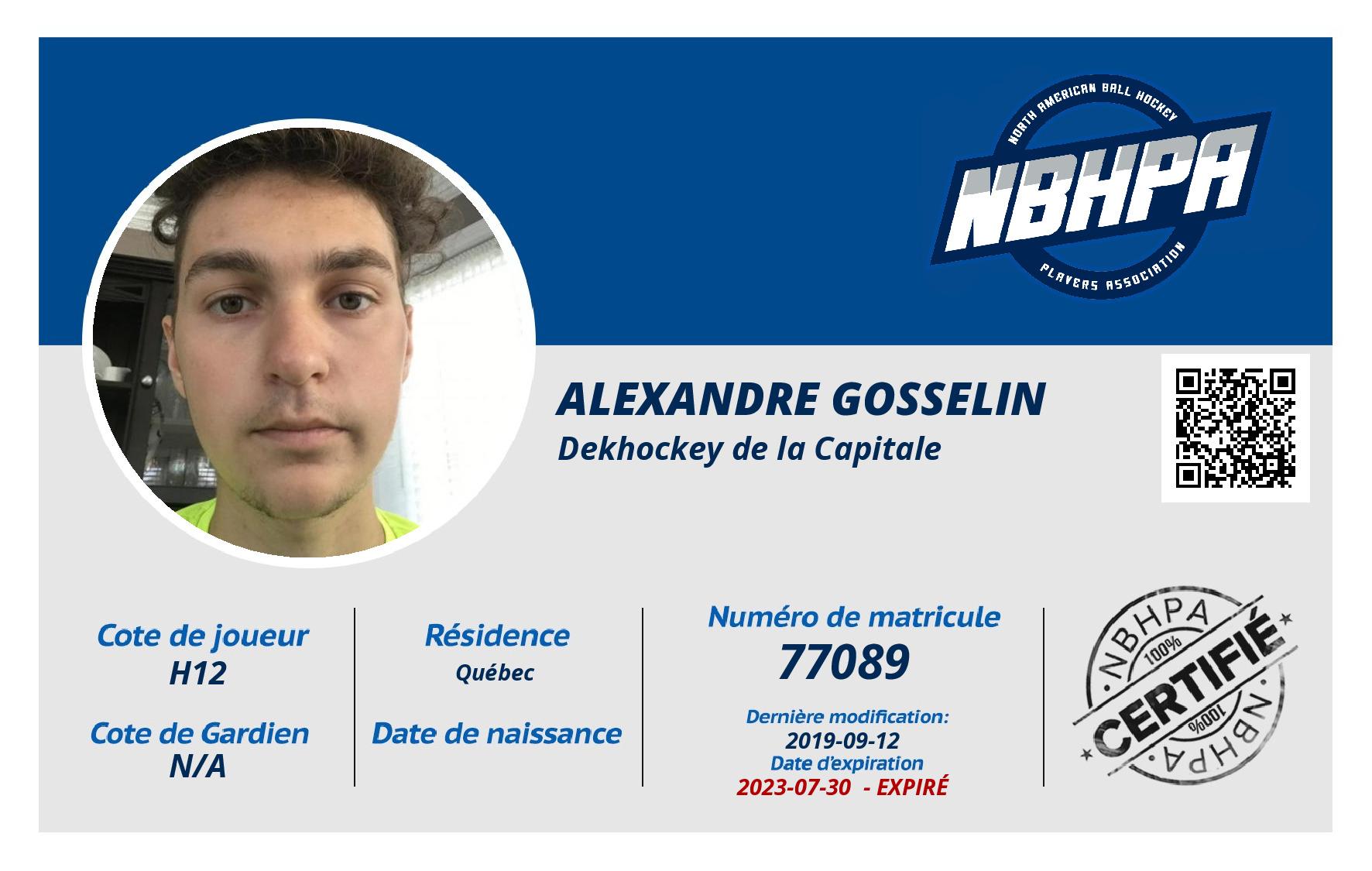 Alexandre Gosselin
