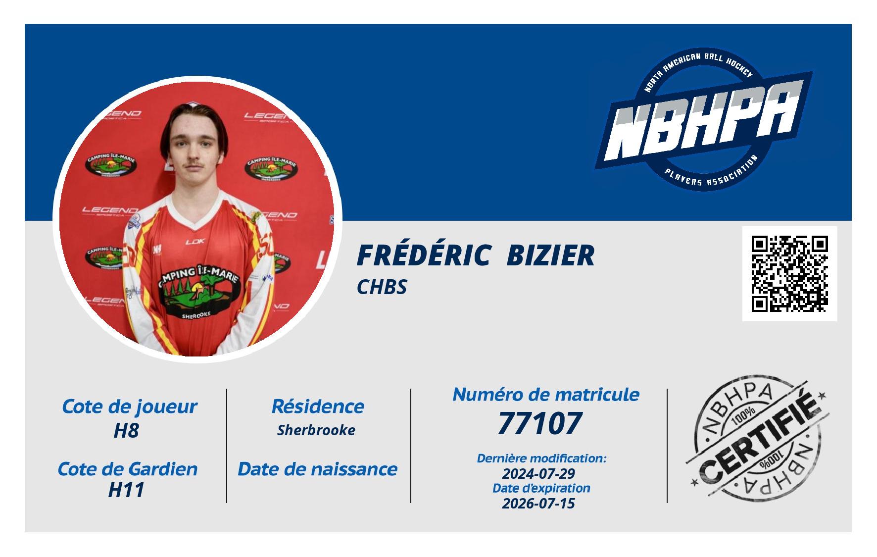 Frédéric  Bizier