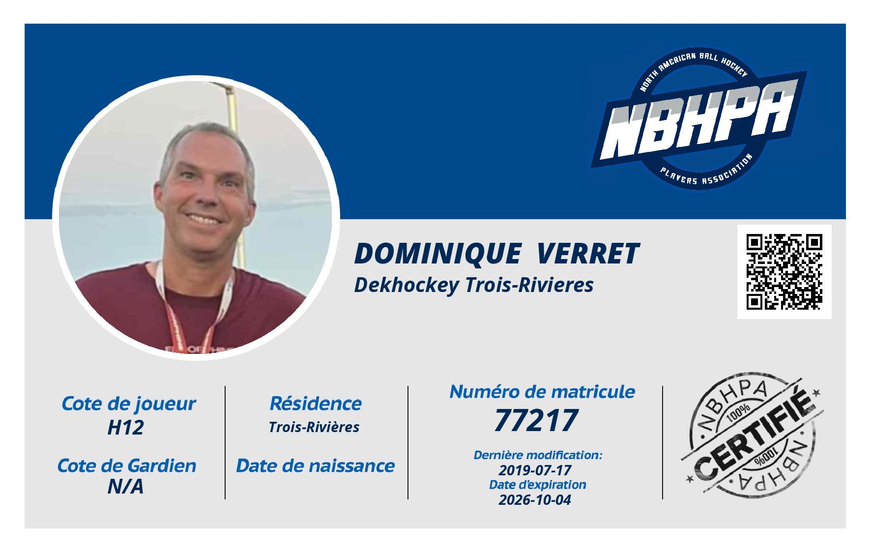 Dominique  Verret