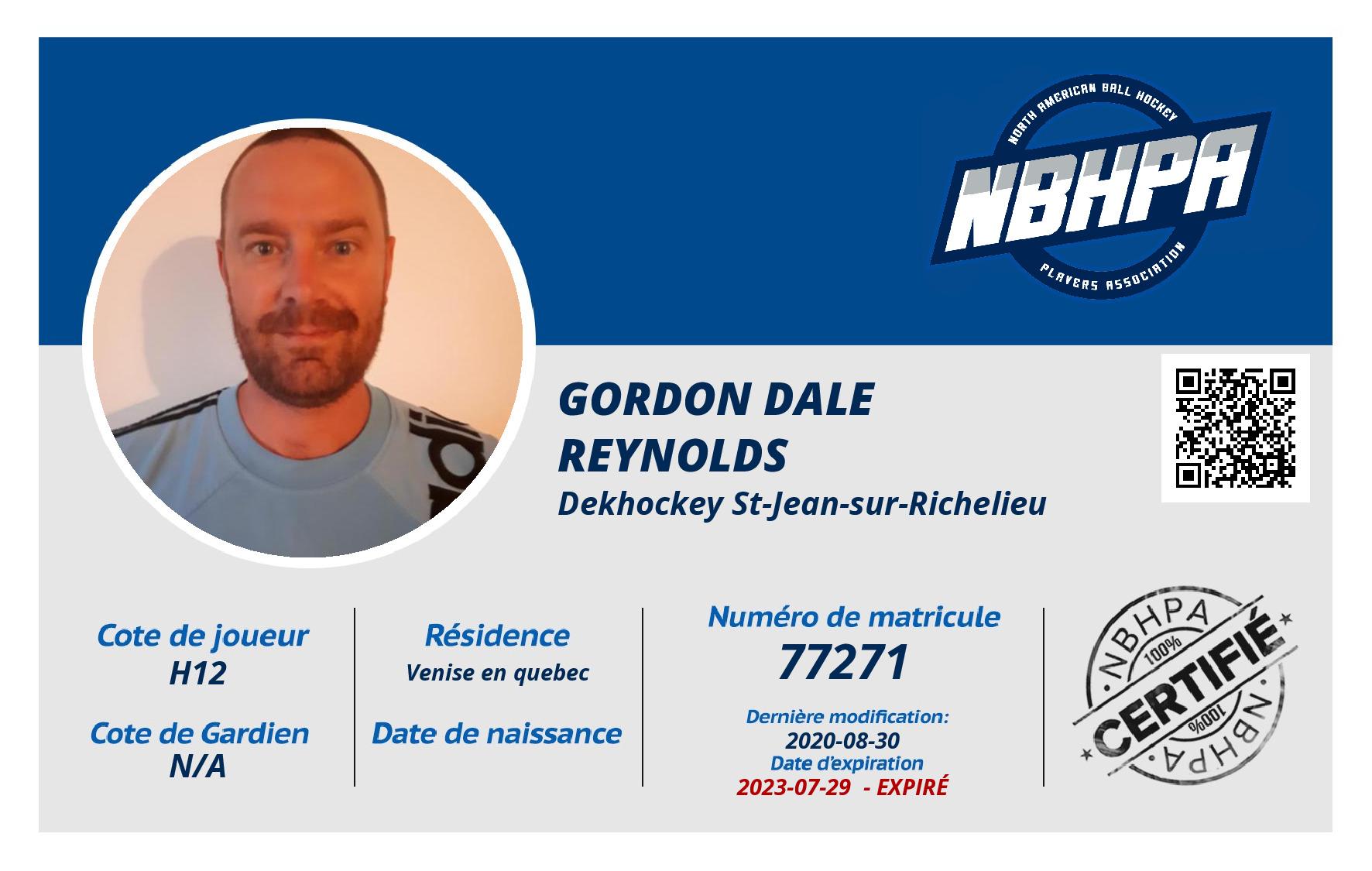 Gordon Dale Reynolds