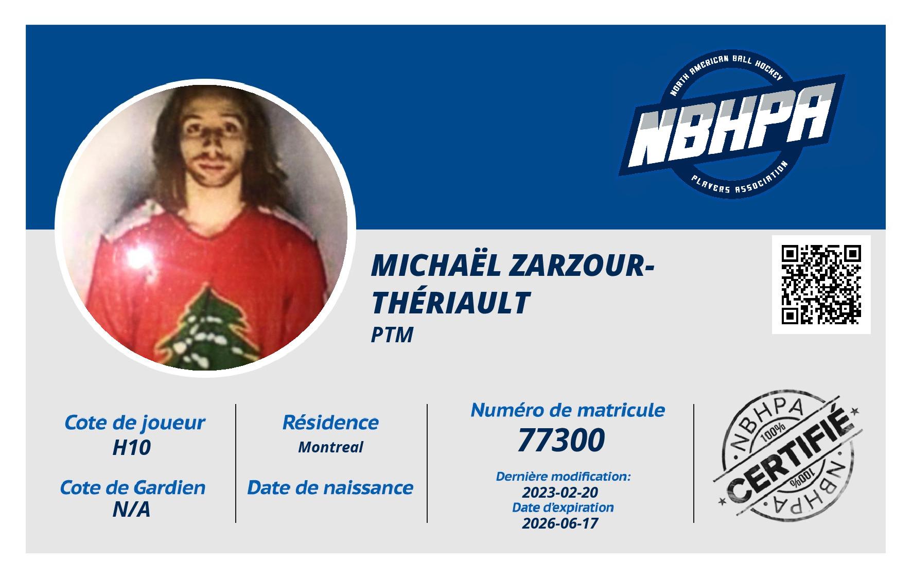 Michaël Zarzour-Thériault