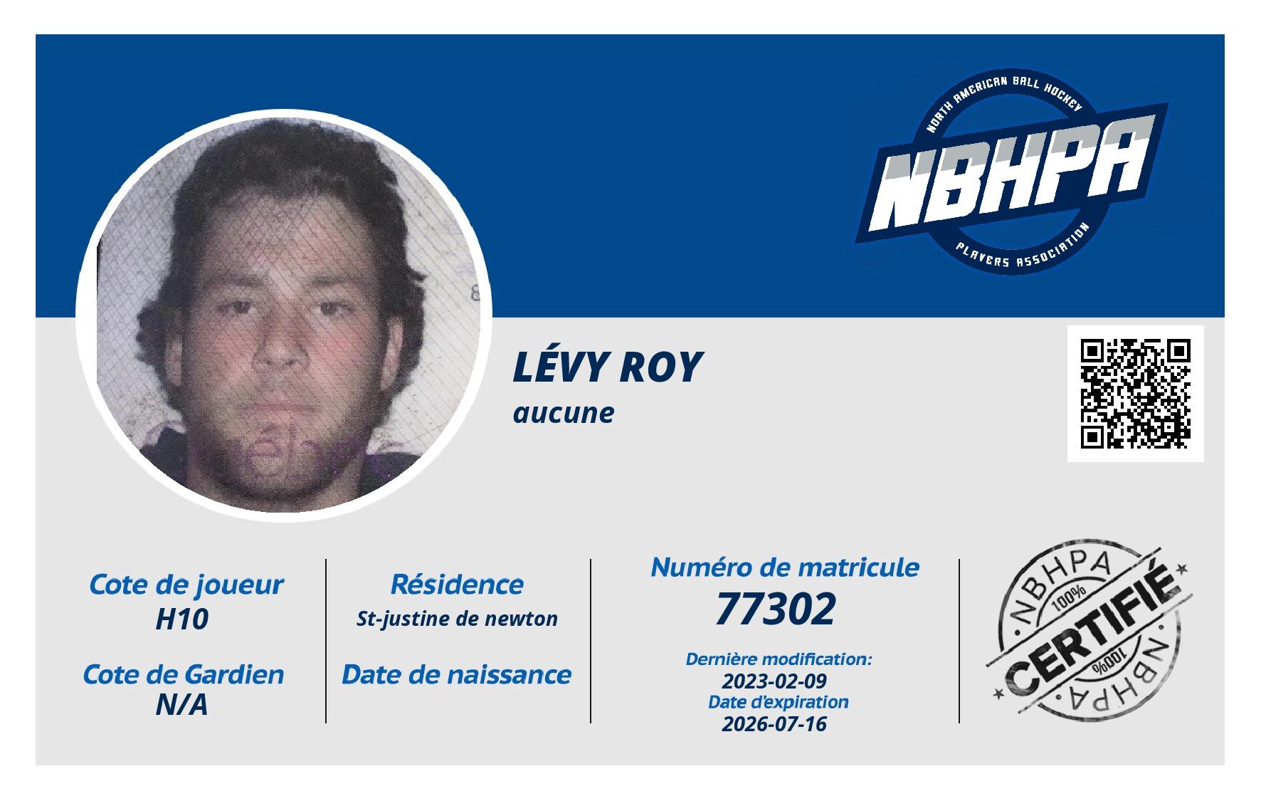 Lévy Roy