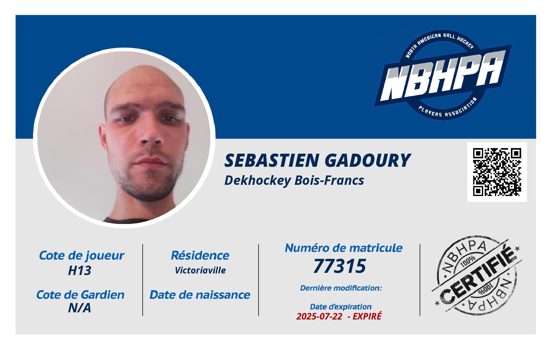 Sebastien Gadoury