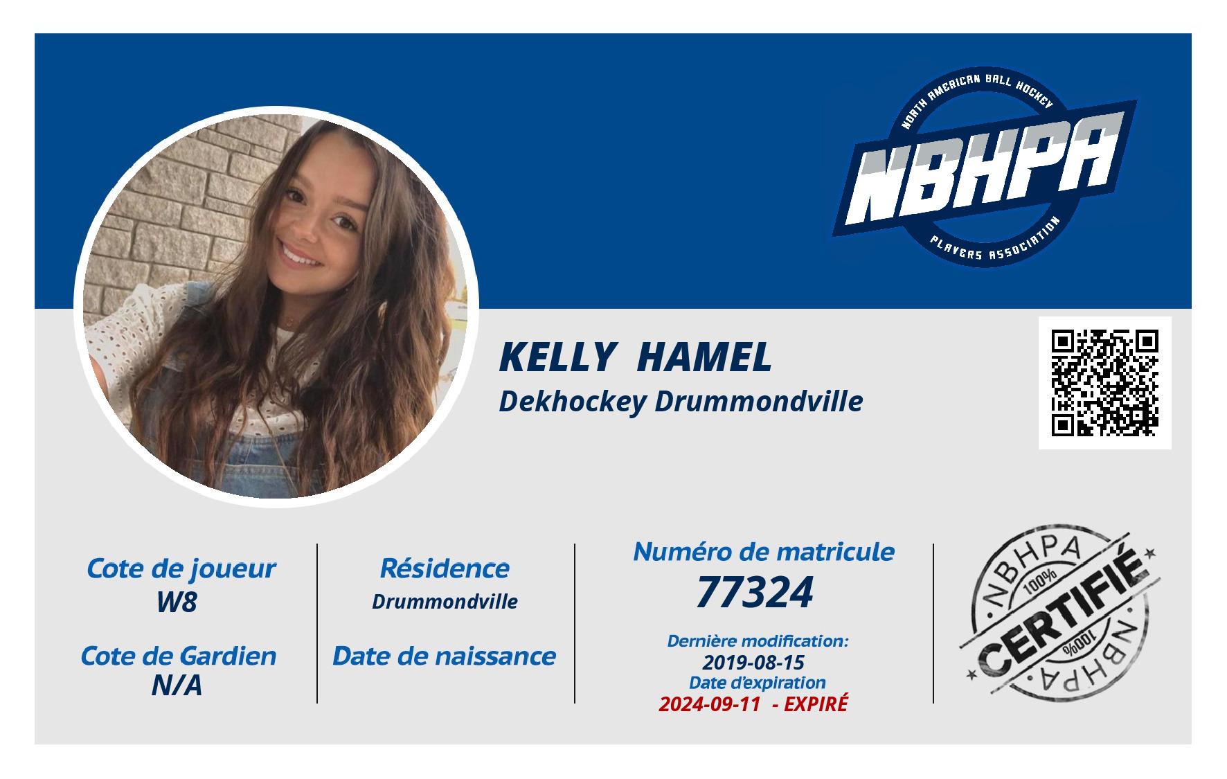 Kelly  Hamel