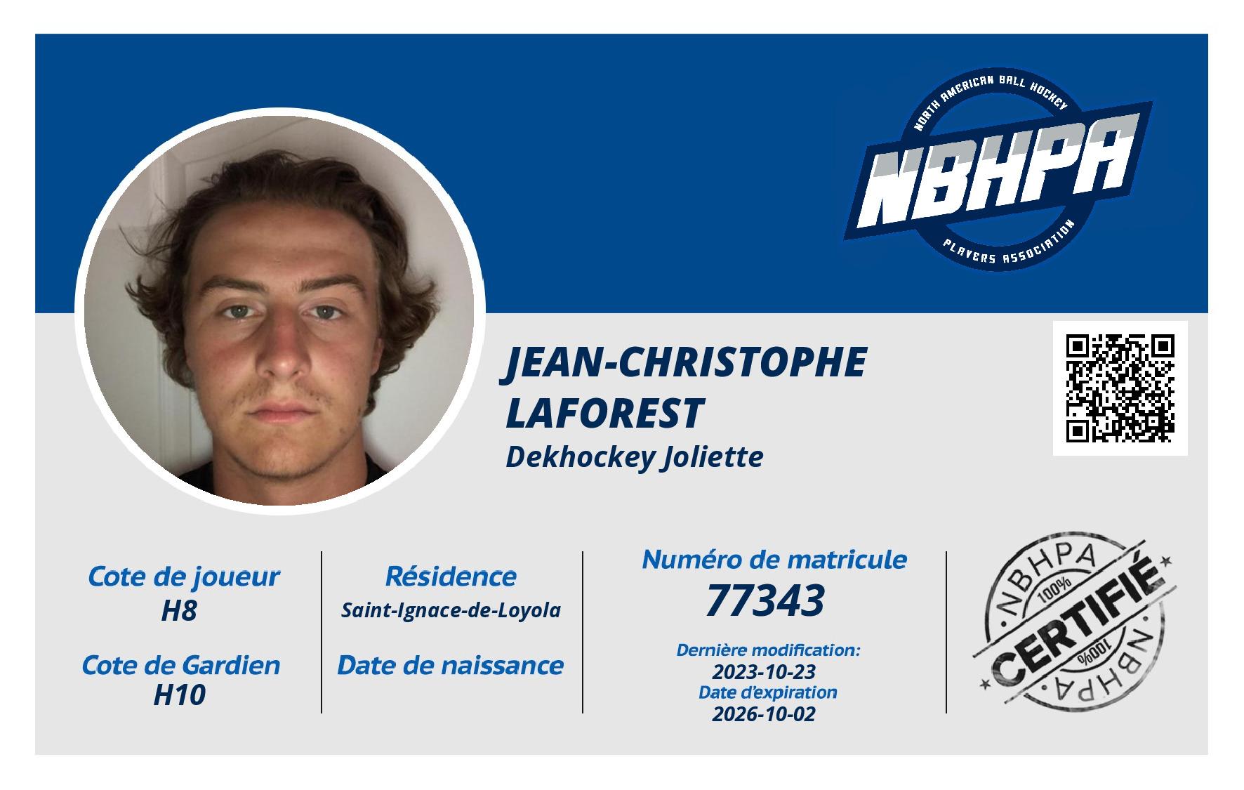 Jean-Christophe  Laforest