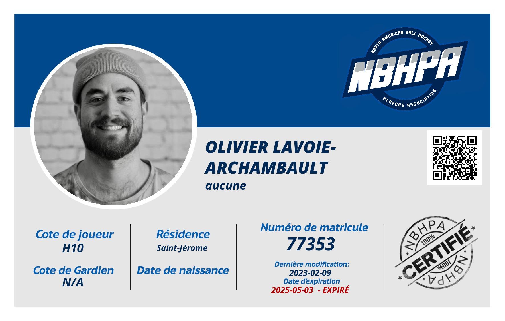 Olivier Lavoie-Archambault 