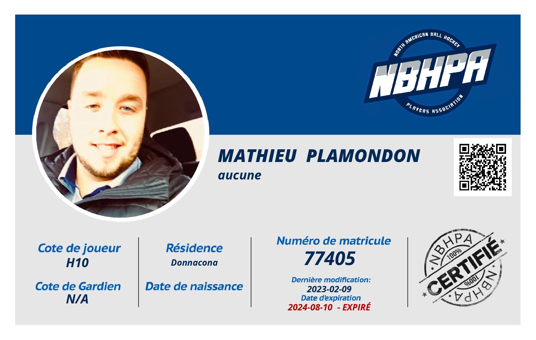 Mathieu  Plamondon