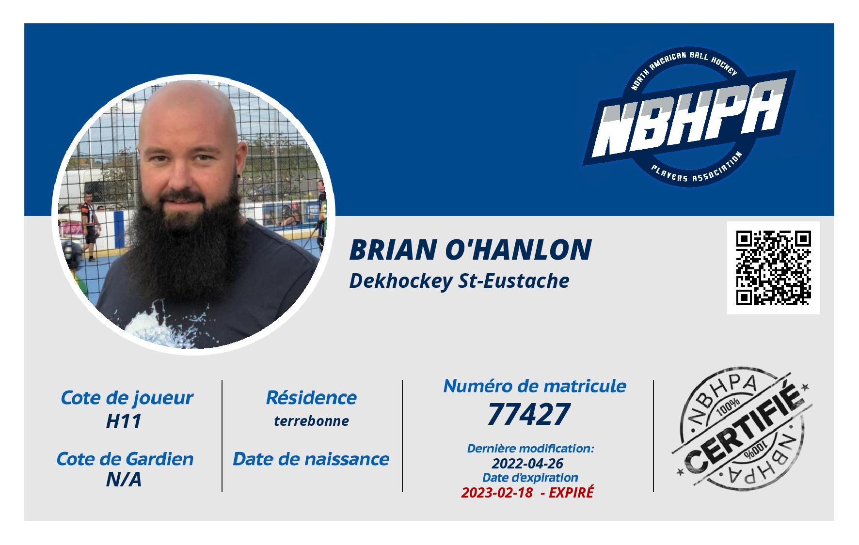 Brian O'hanlon