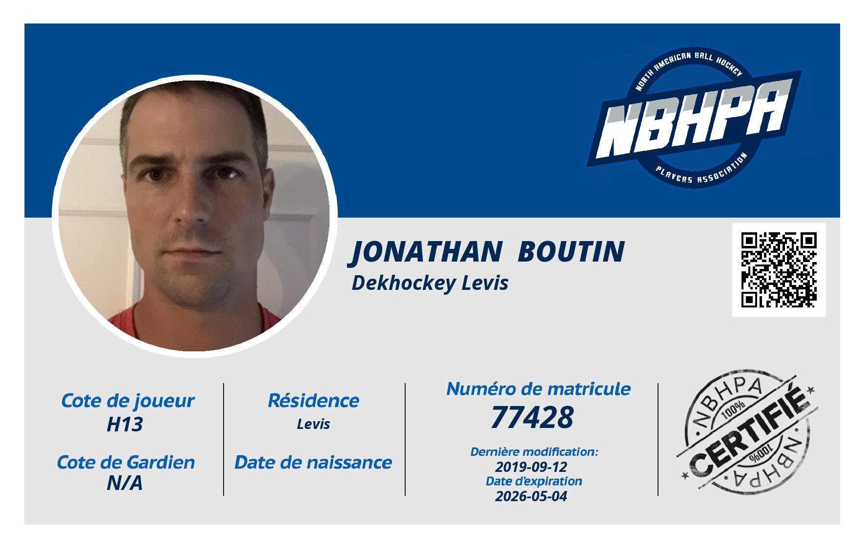 Jonathan  Boutin