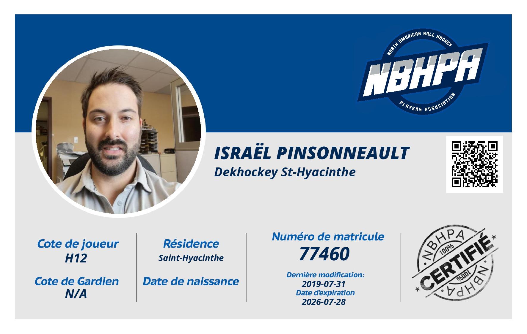 Israël Pinsonneault