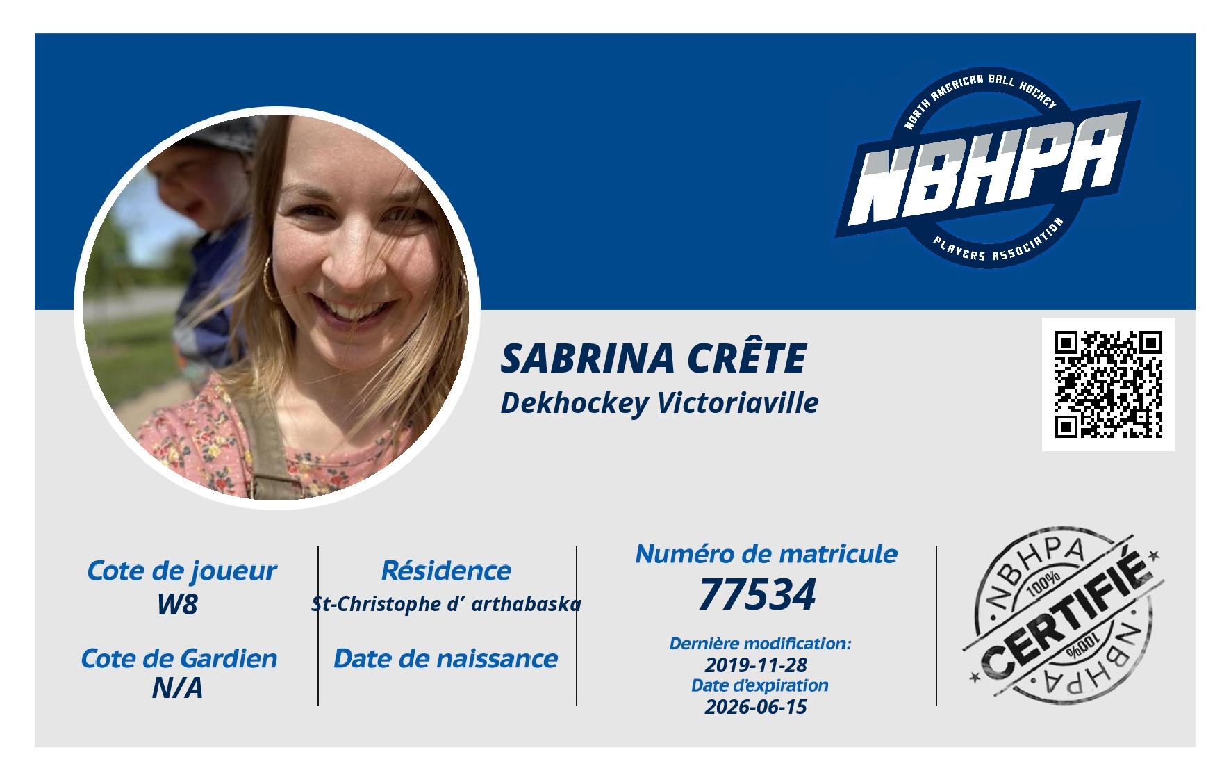 Sabrina Crête