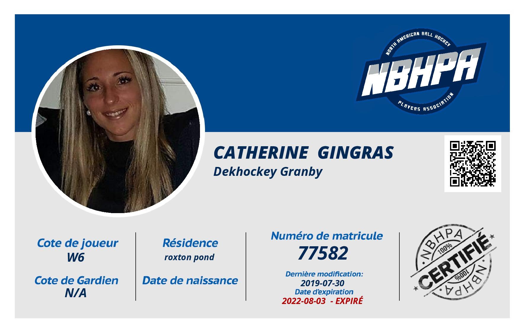 Catherine  Gingras 