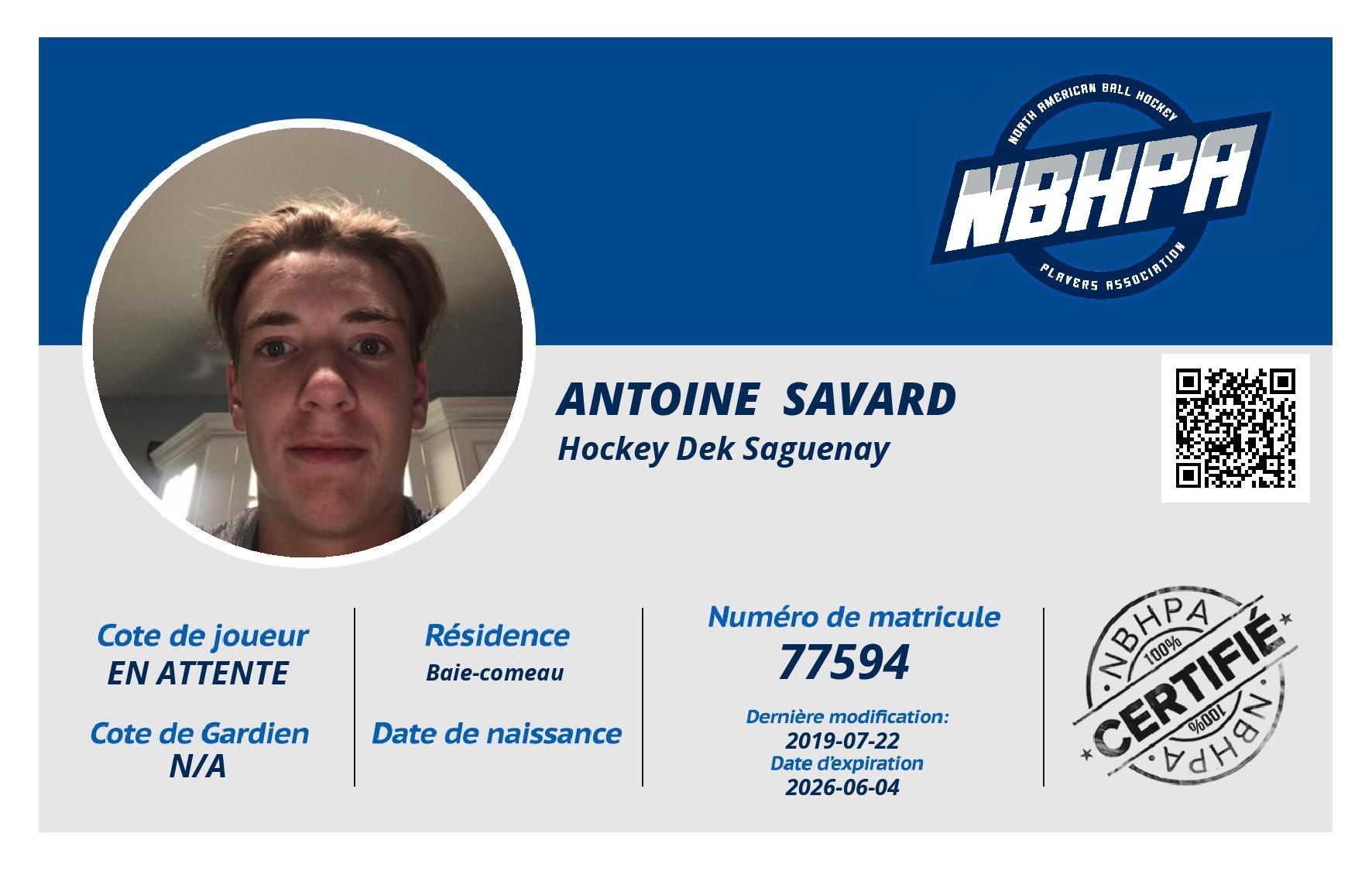 Antoine  Savard