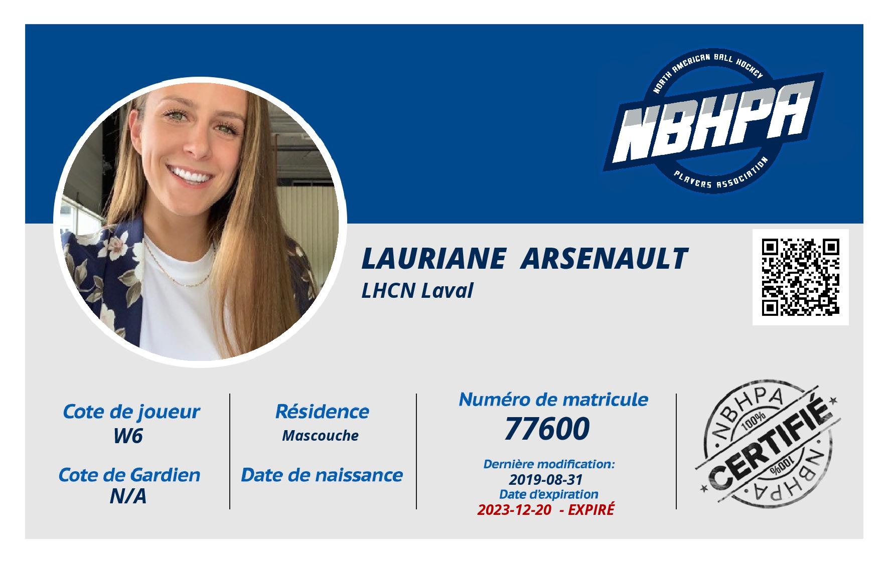Lauriane  Arsenault 