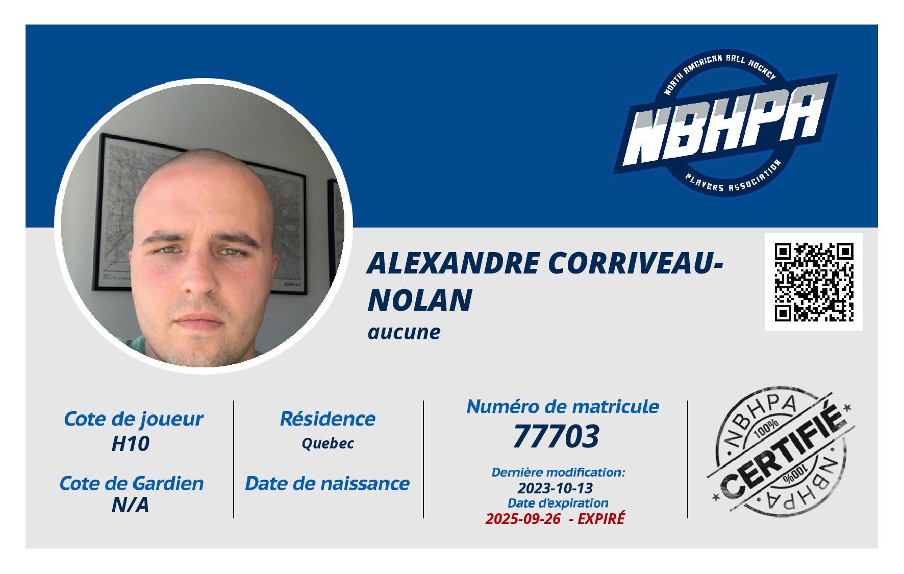 Alexandre Corriveau-Nolan