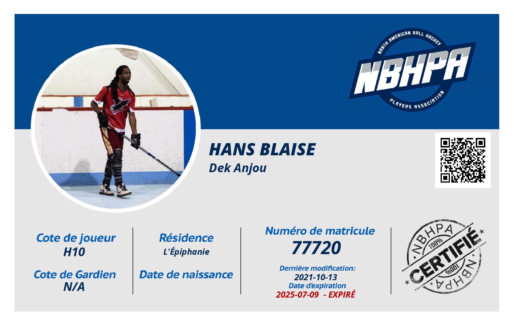 Hans Blaise